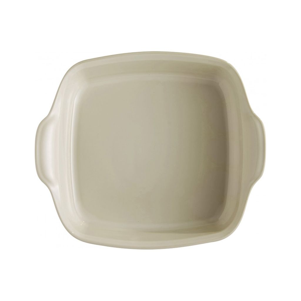 Plat à four carré ultime argile 28 X 24CM - Visuel 1